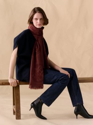 ストール 《ニュー・リブリス》, イメージ: 着用例, worn, ビュー2の3
