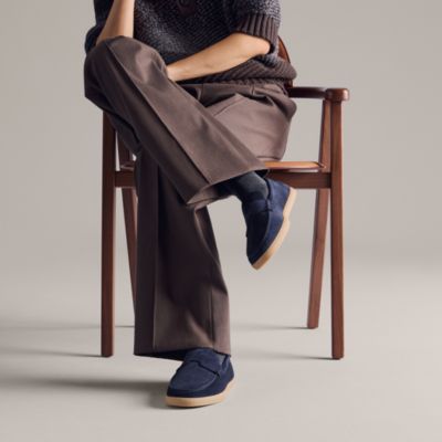 ブルー - メンズモカシンとダービー | Hermès - エルメス-公式サイト