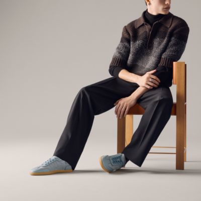 ブルー - メンズスニーカー | Hermès - エルメス-公式サイト