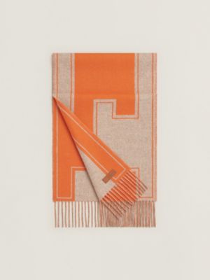 beige chiné/orange