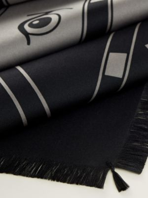 Quadrige fringed scarf 80, View: Detail, detail, view 4 of 4