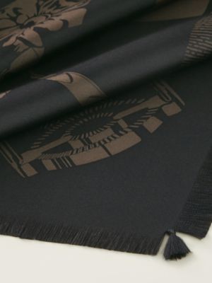 Lenço 80 com franjas Grand Manège, Exibir: Detalhes, detail, visualizar 3 de 3