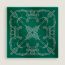 Eperon d'Or Quadriligne scarf 80, menthe foncé/menthe/blanc