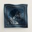 Carré 65 Cheval Punk Bandana, bleu moyen/marine/blanc