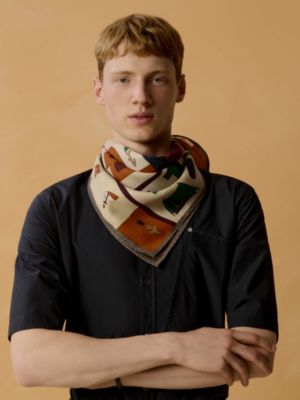 Tuch 65 Jeu de Piste, Ansicht: Getragene Ansicht, worn, Ansicht 2 von 3
