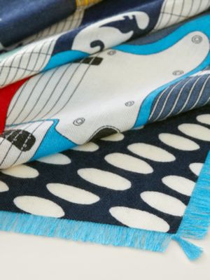 On Air! fringed scarf 65, View: Detail, detail, view 2 of 2
