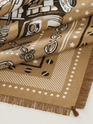 Carré 65 Neo Brandebourgs Bandana Frange, Vue: Vue détaillée, detail, vue 7 sur 7