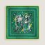 Neo Brandebourgs Bandana Frange scarf 65, menthe/blanc/jaune vif
