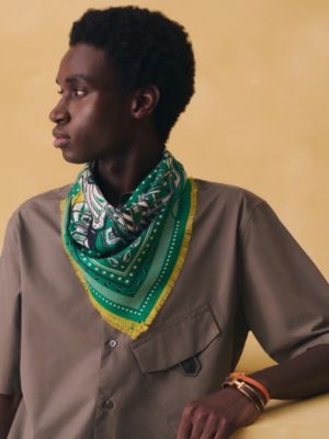 Tuch 65 Neo Brandebourgs Bandana Frange, Ansicht: Getragene Ansicht, worn, Ansicht 2 von 5