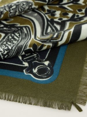 Etriers de Couleurs fringed scarf 65, View: Detail, detail, view 3 of 3