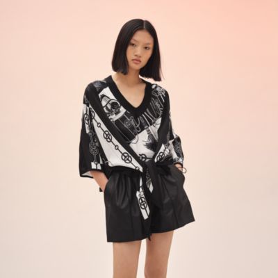 【SINNERS ATTIRE】Luxe Knit Tシャツ 2色 2E2824D602_worn_1
