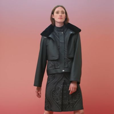 都会的な品格を纏う HERMES bombers sans manches アウター 2H1115D05H_video_2-AVS