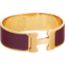 Clic Clac H bracelet, bourgogne