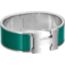Clic Clac H bracelet, vert bleuté