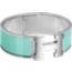 Clic Clac H bracelet, bleu atoll