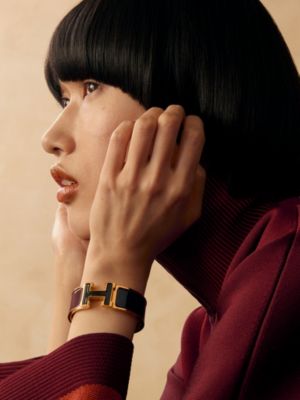 Clic Clac H Color Block bracelet, View: Worn, worn, view 3 of 4