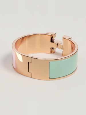 Clic Clac H Color Block bracelet, View: Back, back, view 4 of 4