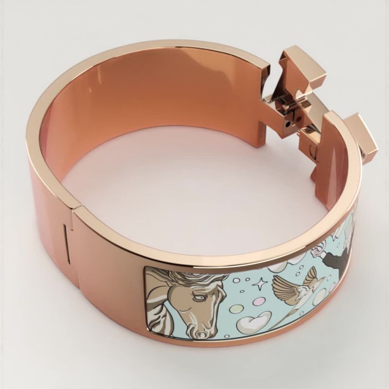 Clic Clac H Dans les Nuages bracelet | Hermès Singapore