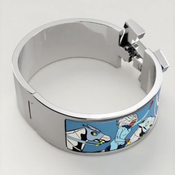 クール☆【HERMES】ブレスレット Clic Clac H Les Mustangs II Clic Clac H Les Mustangs II bracelet | Hermès UAE