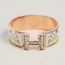 Clic Clac H l'Epopee d'Hermès bracelet, gris/gris