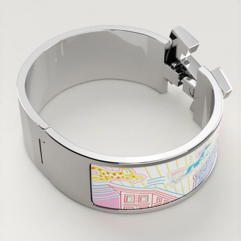 エナメルブレスレット 《クリック・クラックH/フォーブル・シティ