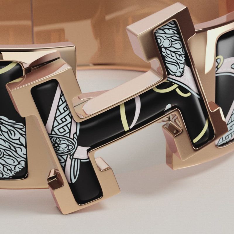 【極美品】HERMES ブローチ BIJOUTERIE FANTAISIE 中古・古着通販】HERMES (エルメス) ブローチ/BIJOUTERIE FANTAISIE