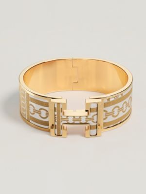 Clic Clac H Tartan & Chaines Obliques bracelet