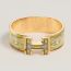 Clic Clac H Grand Apparat bracelet, crépuscule jaune