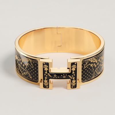 Bracelet Clic Clac H Cheval de Cœur Bandana