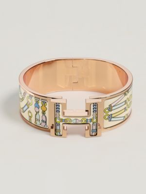 Clic Clac H Flora y Plata bracelet