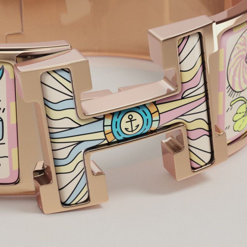 【HERMES エマイユ クリックH】バングル✨ラベンダー✨ HERMES エマイユ クリックH】バングル✨ラベンダー✨ HERMES エルメス