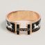 Clic Clac H Paris Qui Roule bracelet, sable/rose poudre/anthracite