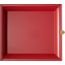 Chakor tray, large model, cerise
