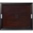 H Deco tray, large model, palissandre
