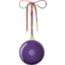 Lift Christmas ball, pourpre