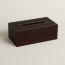 Pleiade tissue box, large model, chocolat