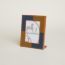 Pleiade en Casaque picture frame, medium model, kraft/bleu de Malte