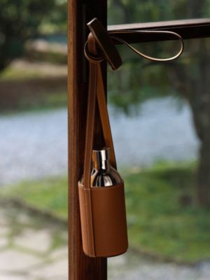 Flaneuse water bottle and shoulder strap, View: front, front, view 2 of 6