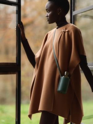 Flaneuse water bottle and shoulder strap, View: Worn, worn, view 6 of 6