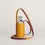 Gourde et fourreau Flâneuse, jaune ambre/rouge H