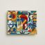 Parade en Fanfare change tray, marine/terracotta
