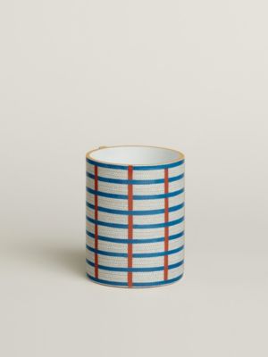 Perimetre Basket Osier high vase, small model, View: Back, back, view 3 of 4