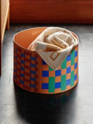 Rubans Casaque blanket basket, View: front, front, view 3 of 5