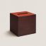 Pleiade square tissue box, brique