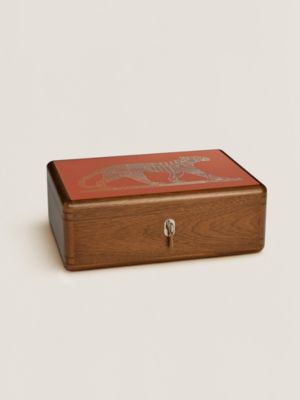 Casaque Panthera Deco cigar box, View: front, front, view 3 of 5