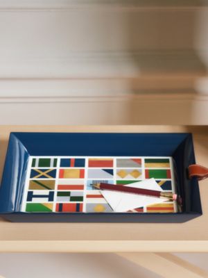 Atrium Hippique Graphique letter tray, very small model, View: front, front, view 4 of 4