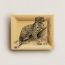 Le Felin置物盤, 自然色