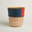 Chromatic storage basket, bleu de Malte