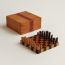 Samarcande mini chess set, brique