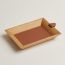 Atrium rectangular change tray, gold